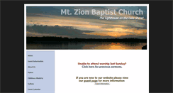 Desktop Screenshot of mtzionbapt.org